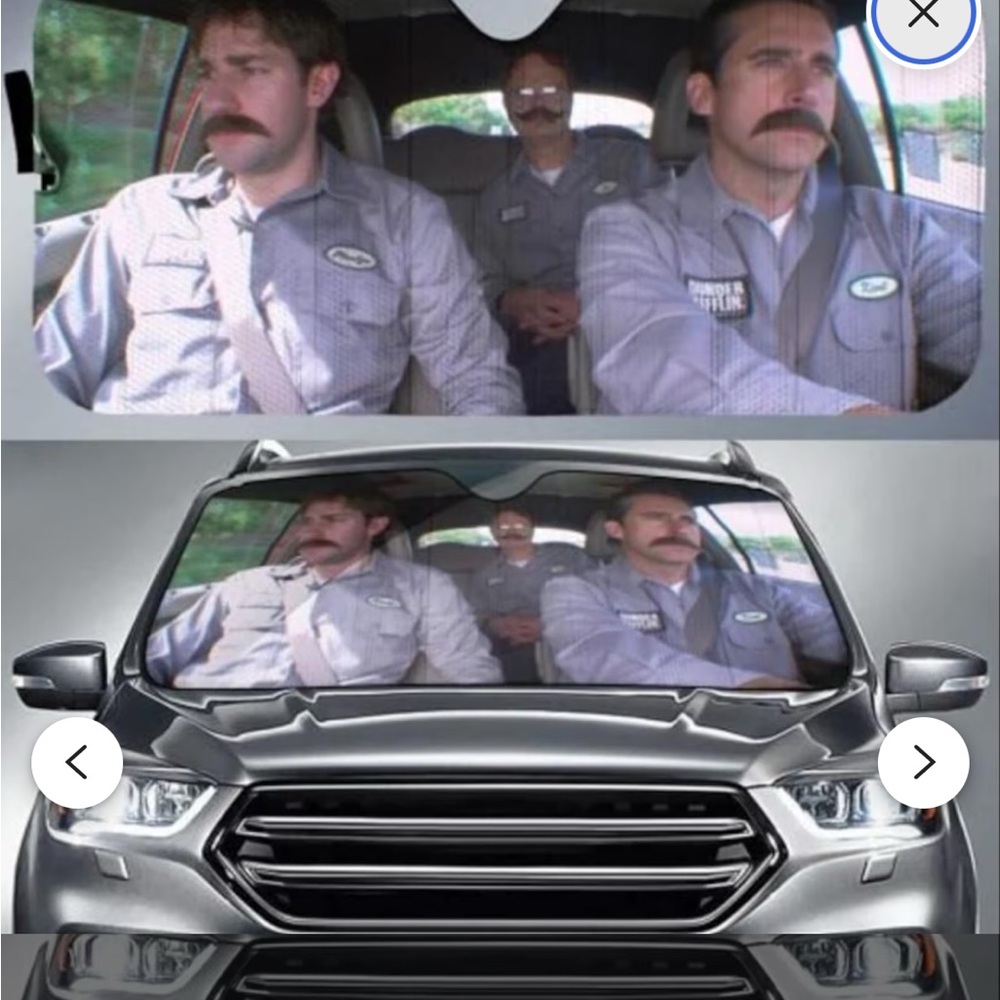 The Office car sunshade, never used
